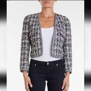 Edward Achour Paris Cropped Tweed Jacket